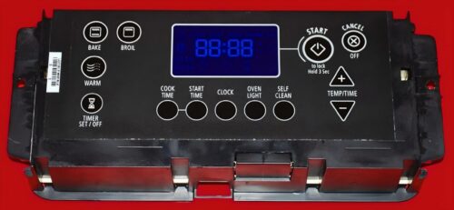 Part # W10173514 | Whirlpool Oven Control Board (used, overlay good - Black)