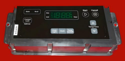 Part # W11122555 | W10887901 | Whirlpool Oven Control Board (overlay good - Black)