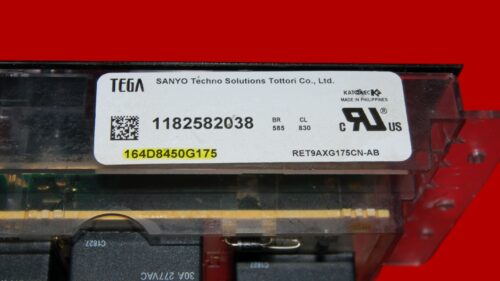 GE Oven Control Board - Part # 164D8450G175 | WB27X45466 (overlay fair - Black)