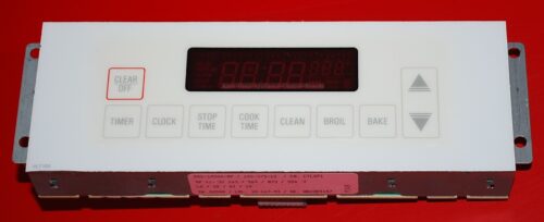 Part # WB27K5107, ERC-14500-RP GE Oven Electronic Control Board (Used. Overlay Fair - Yellow)