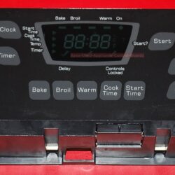 Part # W10363662 Whirlpool Oven Electronic Control Board (Used, Overlay Good - Black)