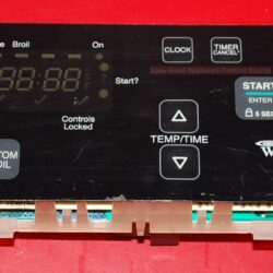 Part # 8524269, 6610376 Whirlpool Oven Electronic Control Board (Used Overlay Poor - Black)
