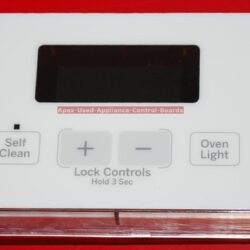 Part # WB27T11486, 164D8450G032 GE Oven Electronic Control Board (used, overlay good - yellow)