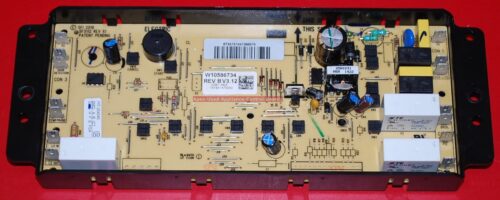 Part # W10586734 Whirlpool Oven Electronic Control Board (Used, Overlay Good - Silver)