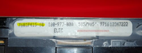 Part # 7681P415-60 Maytag Oven Electronic Control Board (Used, Overlay Fair - Bisque)