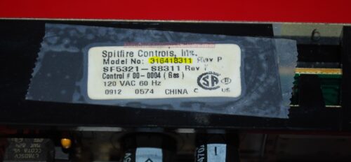 Part # 316418311 Frigidaire Oven Electronic Control Board (Used, Overlay Fair - Bisque)