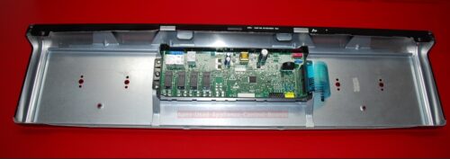 Part # W10318551, W10340304 Whirlpool Oven Control Panel And Control Board (Used, overlay good -Black/Gray)