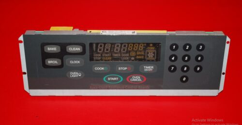 Part # 31-32059601-B Amana Oven Electronic Control Board (used, overlay fair - Dark Gray)