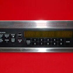 Part # WB36T10207, WB27T10057, 191D1575P015 GE Oven Touchpad Panel And Control Board (used, overlay good - Black/SS)