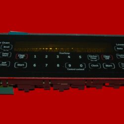 GE Oven Touch Keypad and Control Board WB27T11181 | WB27T11148 | OEM Used Tested (overlay fair - Black)