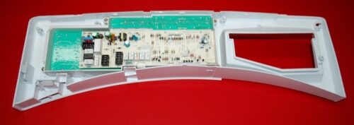 Part # WH42X10825, WH12X10520 GE Front Load Washer Control Panel And Control Board (used, overlay fair - White)