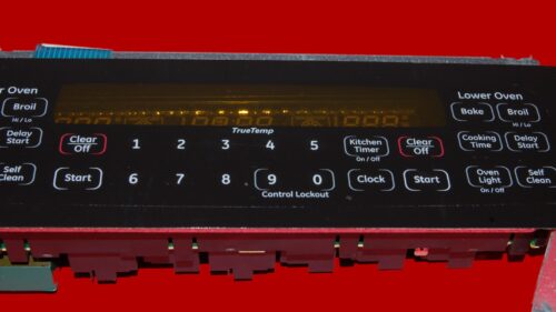 GE Oven Touch Keypad and Control Board WB27T11181 | WB27T11148 | OEM Used Tested (overlay fair - Black)