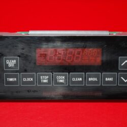 Part # 164D1954P001, WB12K005 GE Oven Electronic Control Board (used, overlay poor - Black)