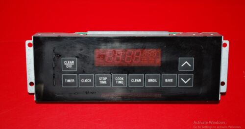 Part # 164D1954P001, WB12K005 GE Oven Electronic Control Board (used, overlay poor - Black)