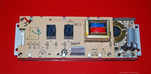 Part # 164D1954P001, WB12K005 GE Oven Electronic Control Board (used, overlay poor - Black)