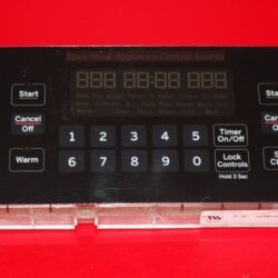 Part # 164D8496G110 GE Oven Electronic Control Board (used, overlay fair - Black)