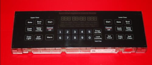 Part # 164D8496G110 GE Oven Electronic Control Board (used, overlay fair - Black)