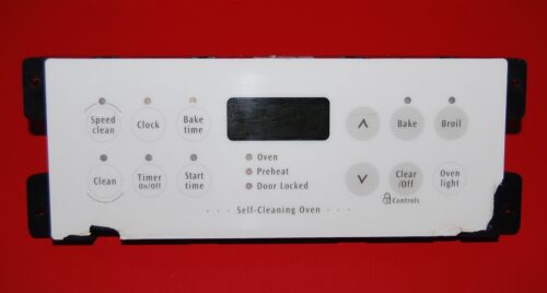 Part # 316418305 Frigidaire Oven Electronic Control Board (used, overlay poor - Bisque)