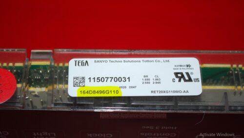 Part # 164D8496G110 GE Oven Electronic Control Board (used, overlay fair - Black)