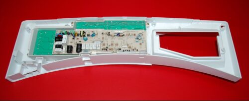 Part # WH42X10778, WH12X10468,WDAC0501000000 GE Front Load Washer Panel And Control Board (used, overlay good - White)