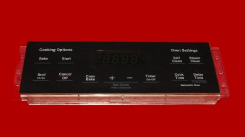 GE Oven Control Board 164D8450G174 | OEM Used Tested (overlay good - Black)