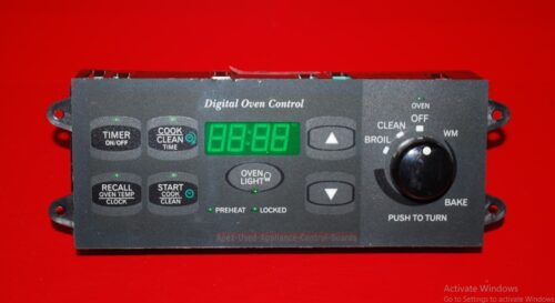 Part # 31-32088501-0 Amana Oven Electronic Control Board (used, overlay good - Dark Gray)