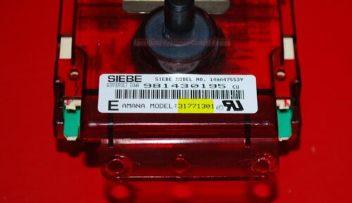 Part # 31771301 Amana Oven Electronic Control Board (used, overlay good - Red/Black)