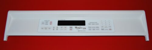 Part # 8300408 | 4456048 Whirlpool Oven Panel And Control Board (used, overlay good - White)