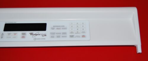 Part # 8300408 | 4456048 Whirlpool Oven Panel And Control Board (used, overlay good - White)