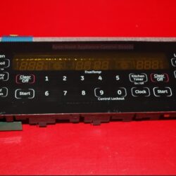 Part # WB27T11148, 164D4778P029 GE Oven Electronic Control Board (used, overlay fair - Black)
