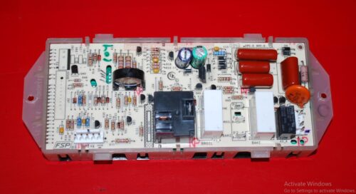 Part # 8524276, 6610384 Whirlpool Oven Electronic Control Board (used, overlay poor - Black)