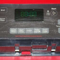 Part # W10424887 Whirlpool Oven Electronic Control Board (used, overlay poor - black)