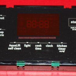 Part # W10655843 Whirlpool Oven Electronic Control Board (used, overlay good - black)