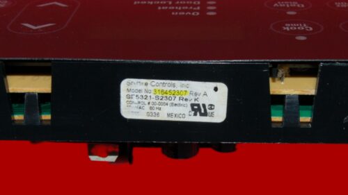 Part # 316557245 | 316452307 | Kenmore Oven Control Board (overlay fair - Black)