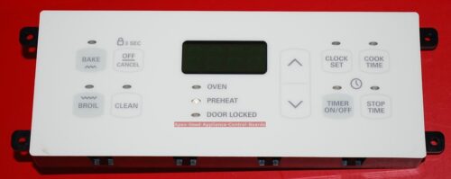 Part # 316207502 Frigidaire Oven Electronic Control Board (used, overlay good - bisque)