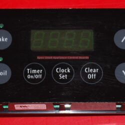 Part # 316455400 Frigidaire Oven Electronic Control Board (used, overlay good, black)
