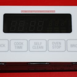 Part # 8507P162-60 Maytag Oven Electronic Control Board (used, overlay fair - white)