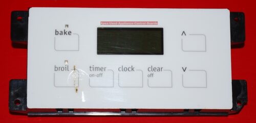 Part # 316455400 Frigidaire Oven Electronic Control Board (used, overlay poor - white)