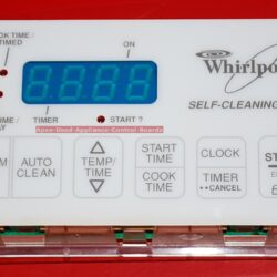 Part # 8522509, 6610321 Whirlpool Oven Electronic Control Board (used, overlay fair - white)