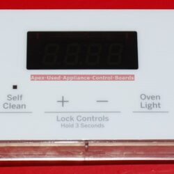 Part # 164D8450G175, WB27X29092 GE Oven Electronic Control Board (used, overlay good - White)