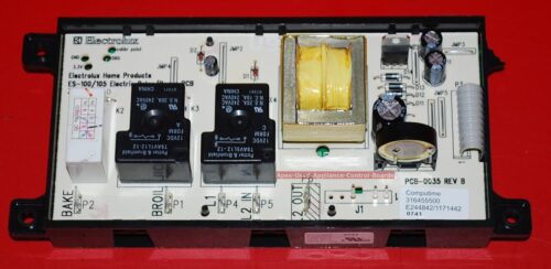 Part # 316455400 Frigidaire Oven Electronic Control Board (used, overlay good, black)