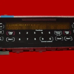 GE Oven Touch Keypad and Control Board WB27T11181 | WB27T11148 | OEM Used Tested (overlay fair - Black)