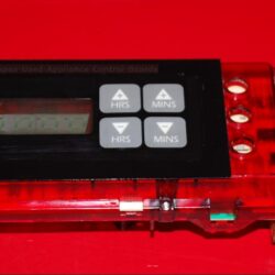 Part # 31864501 Amana Oven Electronic Control Board (used, overlay fair - Black/Red)