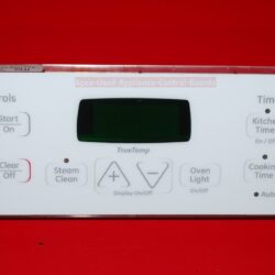 Part # 164D8450G019, WB27T11276 GE Oven Electronic Control Board (used, overlay fair - White)