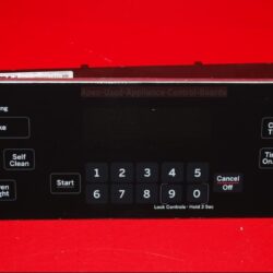 Part # WB36X20048 | 191D3159P127 | WB27T10416 - GE Oven Touch Panel And Control Board (used, overlay good - Black)