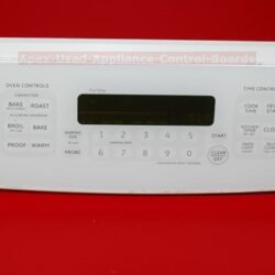 Part # WB36T10667, WB27T10862, WB27T10611 GE Oven Control Panel And Control Board (used, overlay good - Bisque)