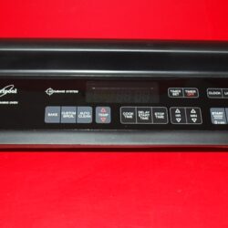 Part # 8300450, 8302994, 8302993 Whirlpool Oven Touch Panel And Control Board (used, overlay good - Black)