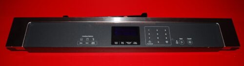 Part # W10847542, W10286213, W10496288 Whirlpool Oven Control Panel And Control Boards (used, overlay good - Stainless Steel/Gray)