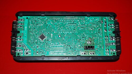 Part # W10173537 Whirlpool Oven Electronic Control Board (used, overlay good - Bisque)