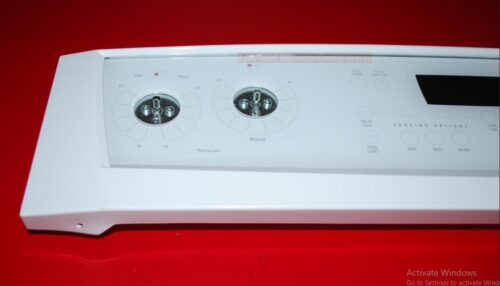 Part # 9762585, 9757623, 9757271 Whirlpool Oven Touch Panel And Control Board (used, overlay good - White)